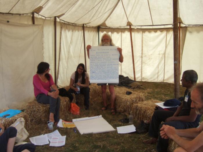 A rare photo of Roy St Pierre, at a PN Summer Camp workshop in 2013