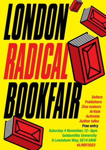Poster for the London Radical Bookfair