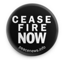Ceasefire Now badge